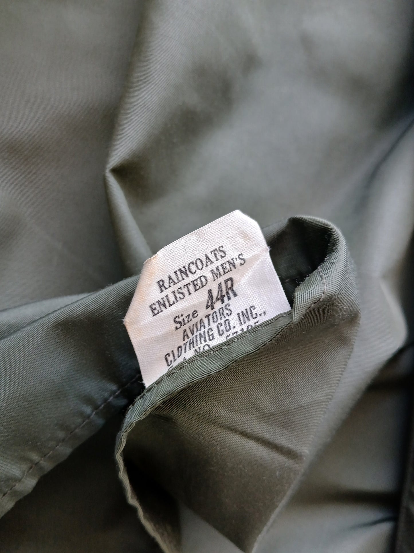 1980s Aviator Clothing raincoat XL