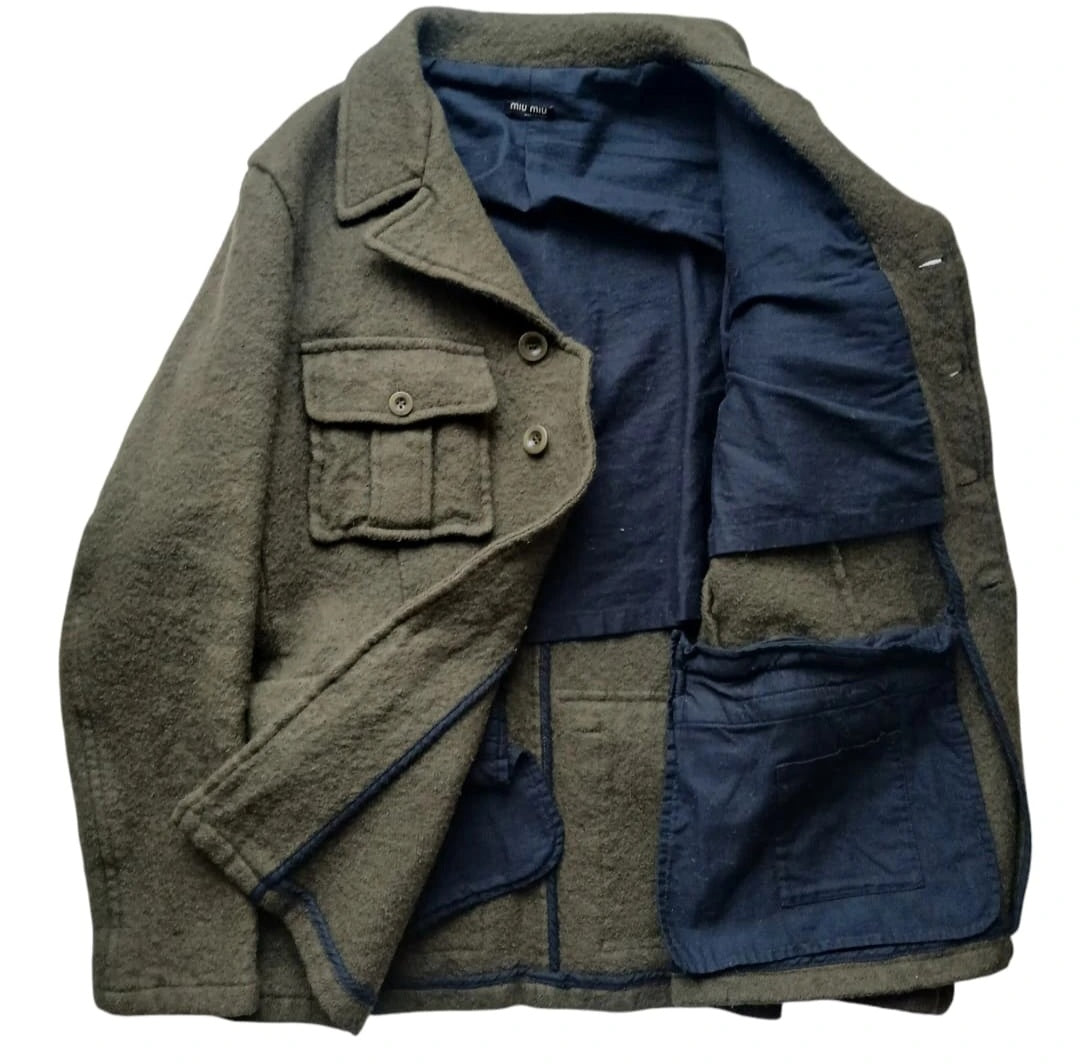 2000s Miu Miu wool jacket M