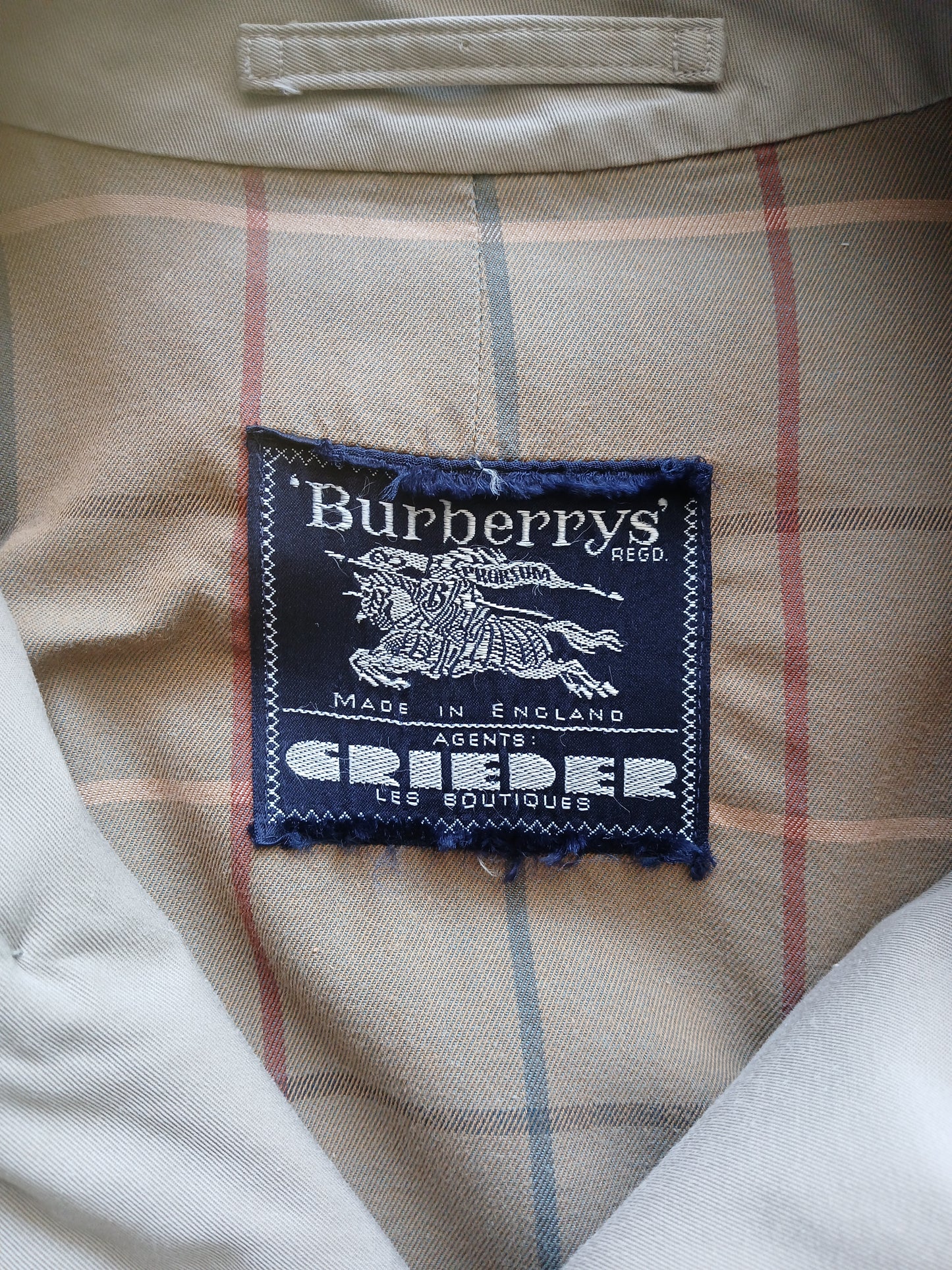 1990s Burberrys car coat L