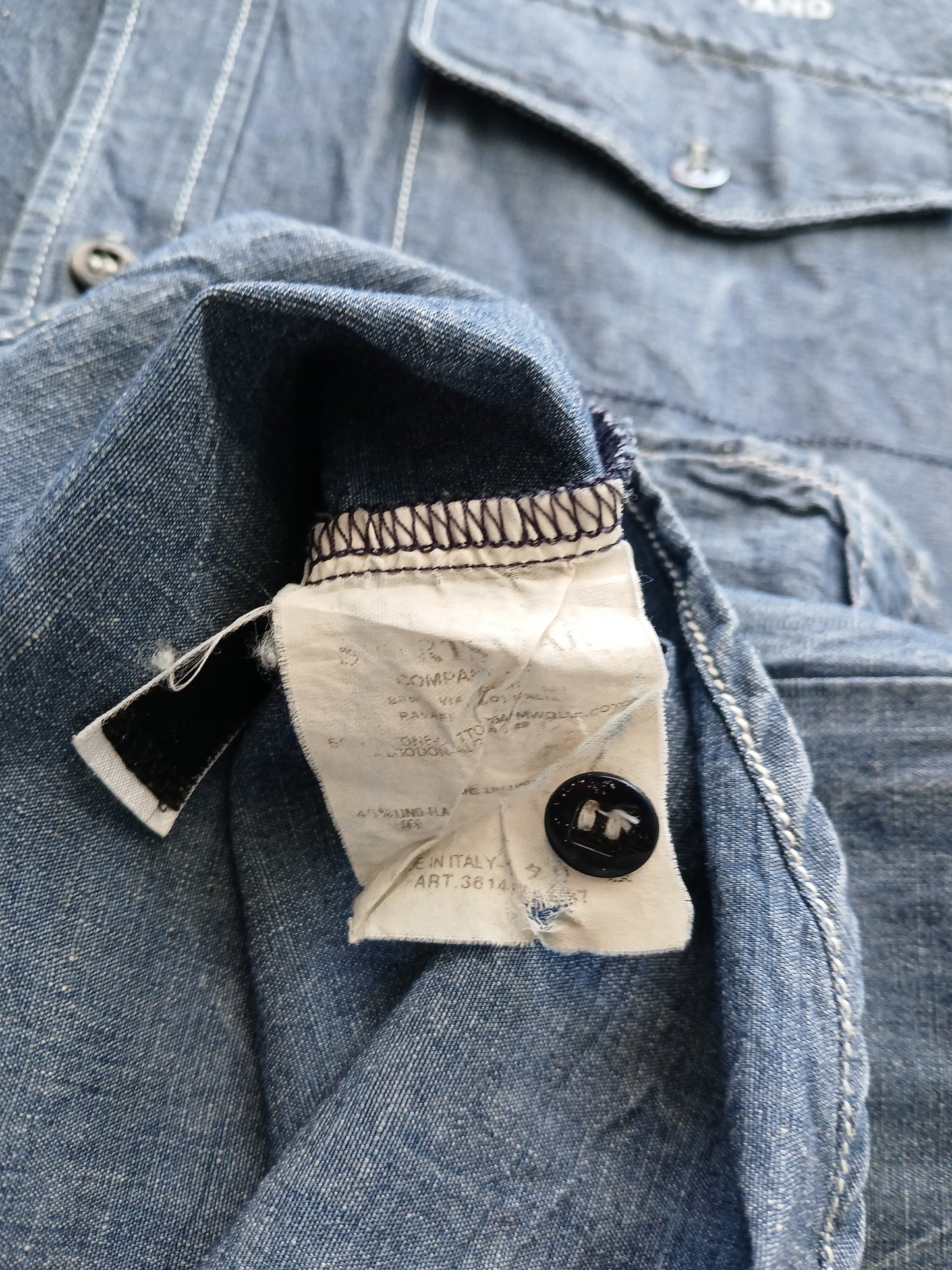 2002 Stone Island Denims shirt L