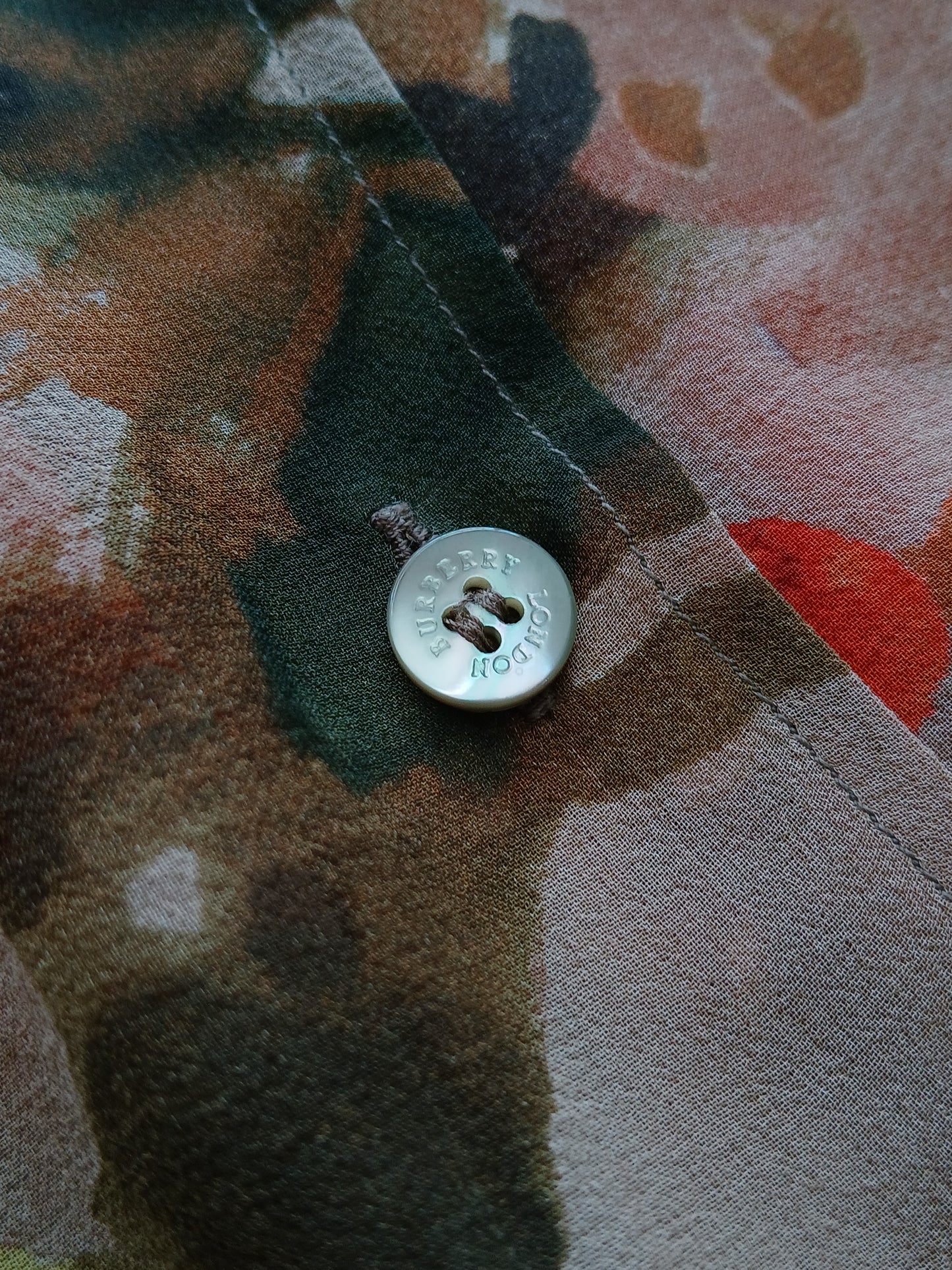 2010s Burberry silk shirt S