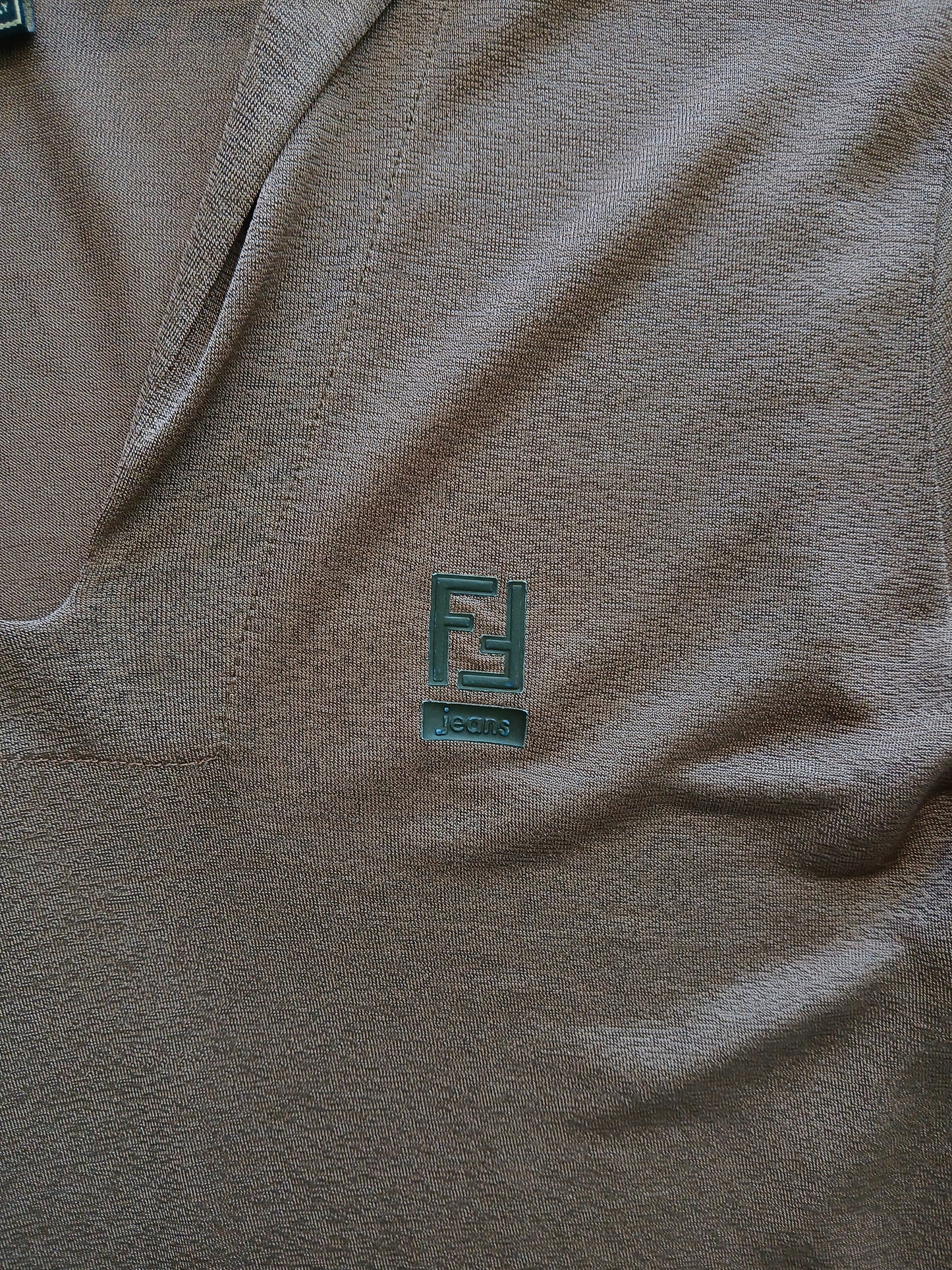 1990s Fendi V-neck mesh M