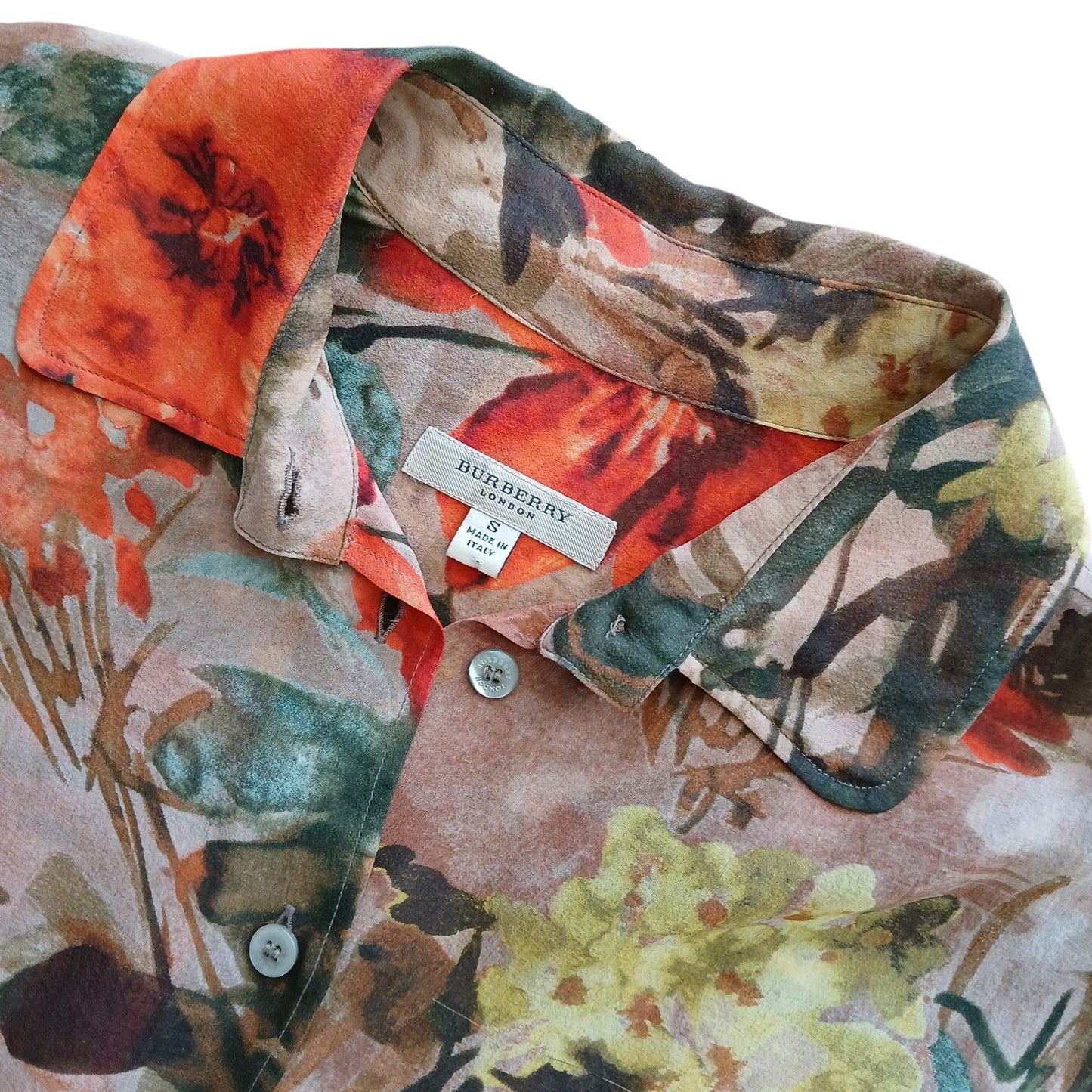 2010s Burberry silk shirt S