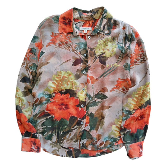 2010s Burberry silk shirt S