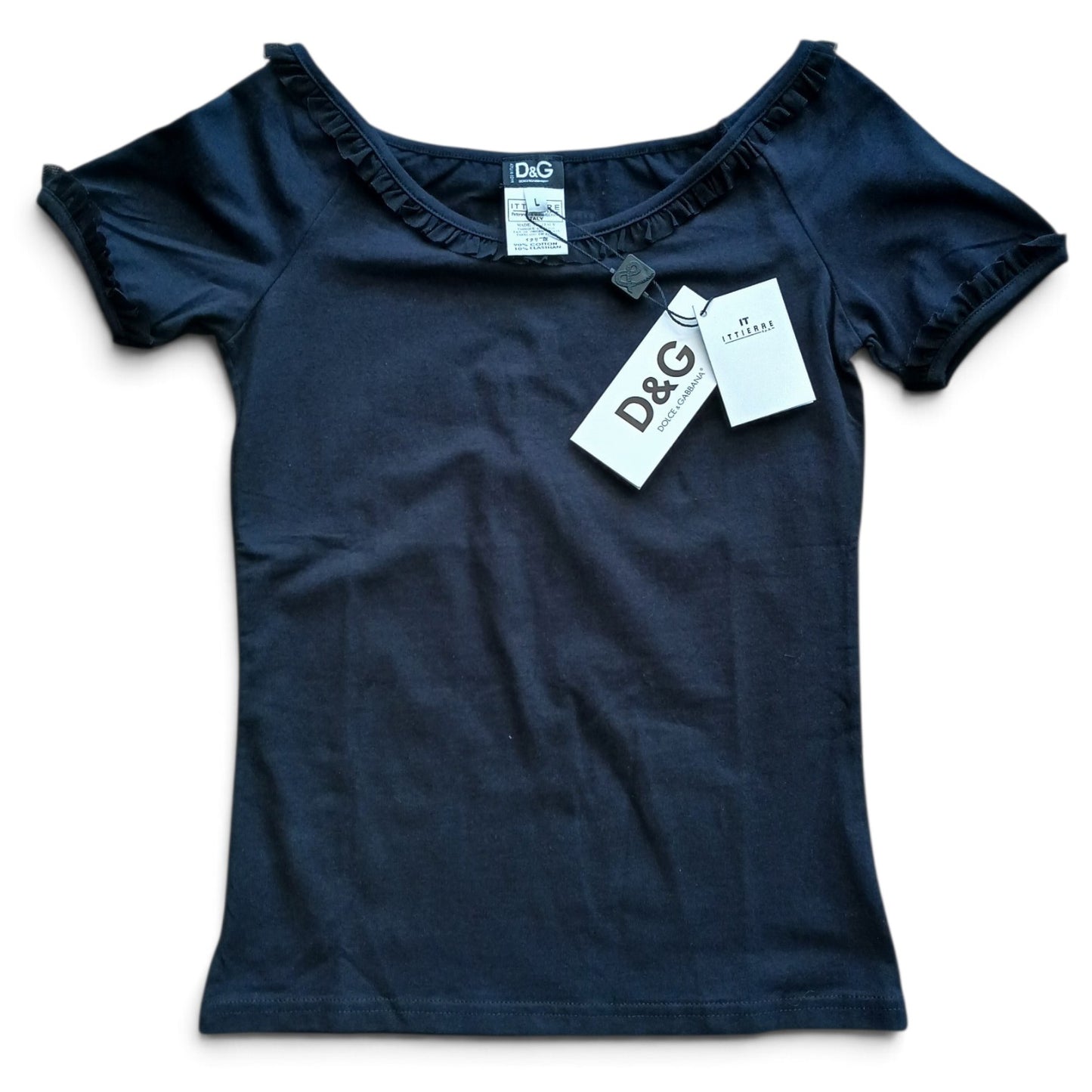 2000s Dolce & Gabbana fitted top L