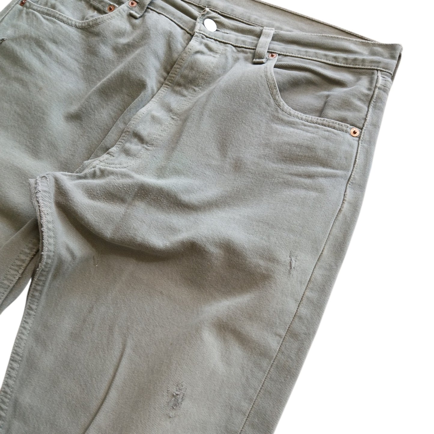Levi’s 501 olive distressed 34x34