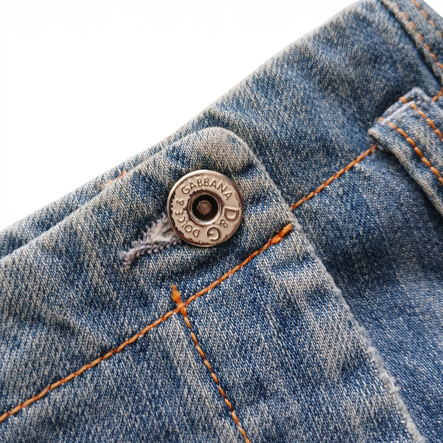 2000s Dolce & Gabbana denim mini M