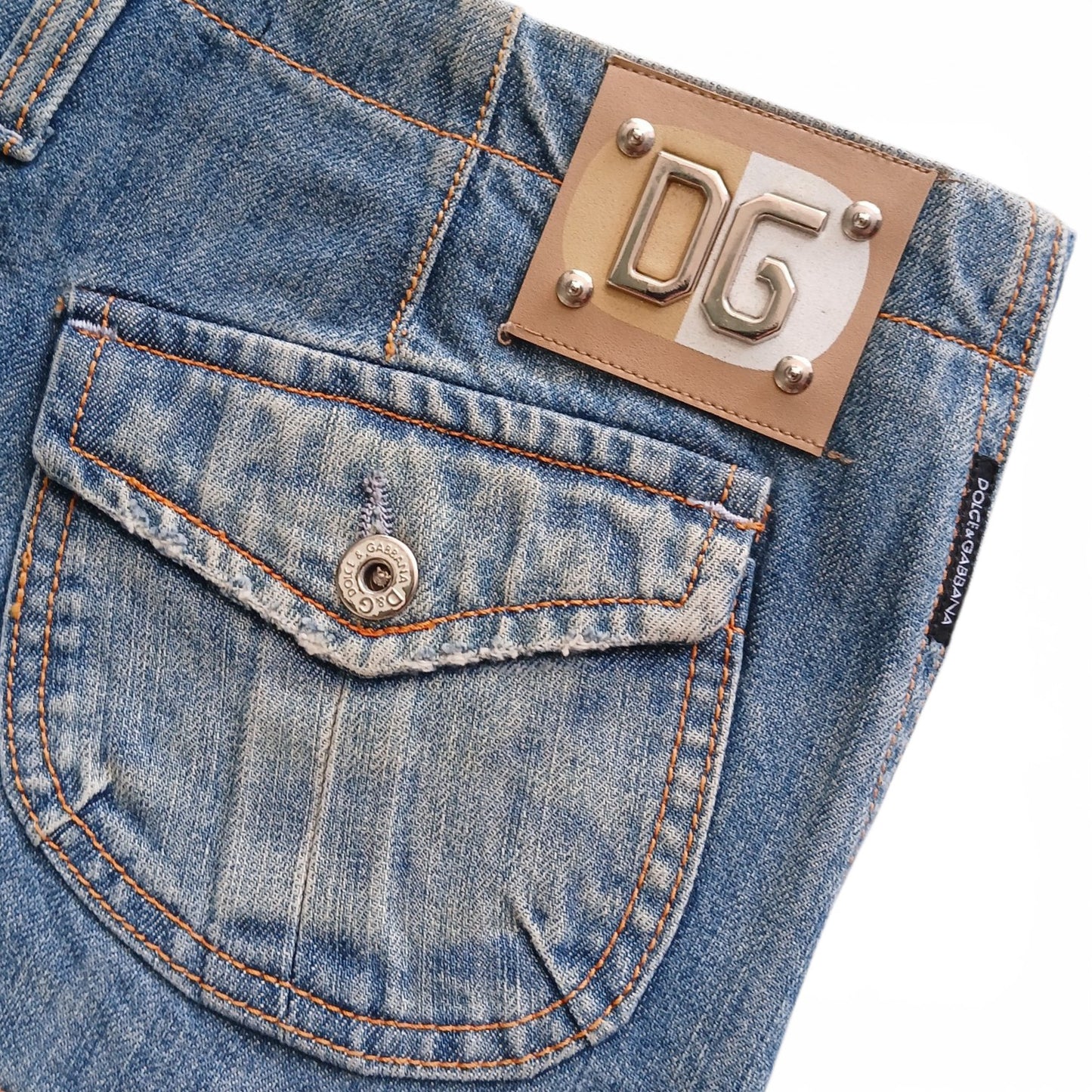 2000s Dolce & Gabbana denim mini M