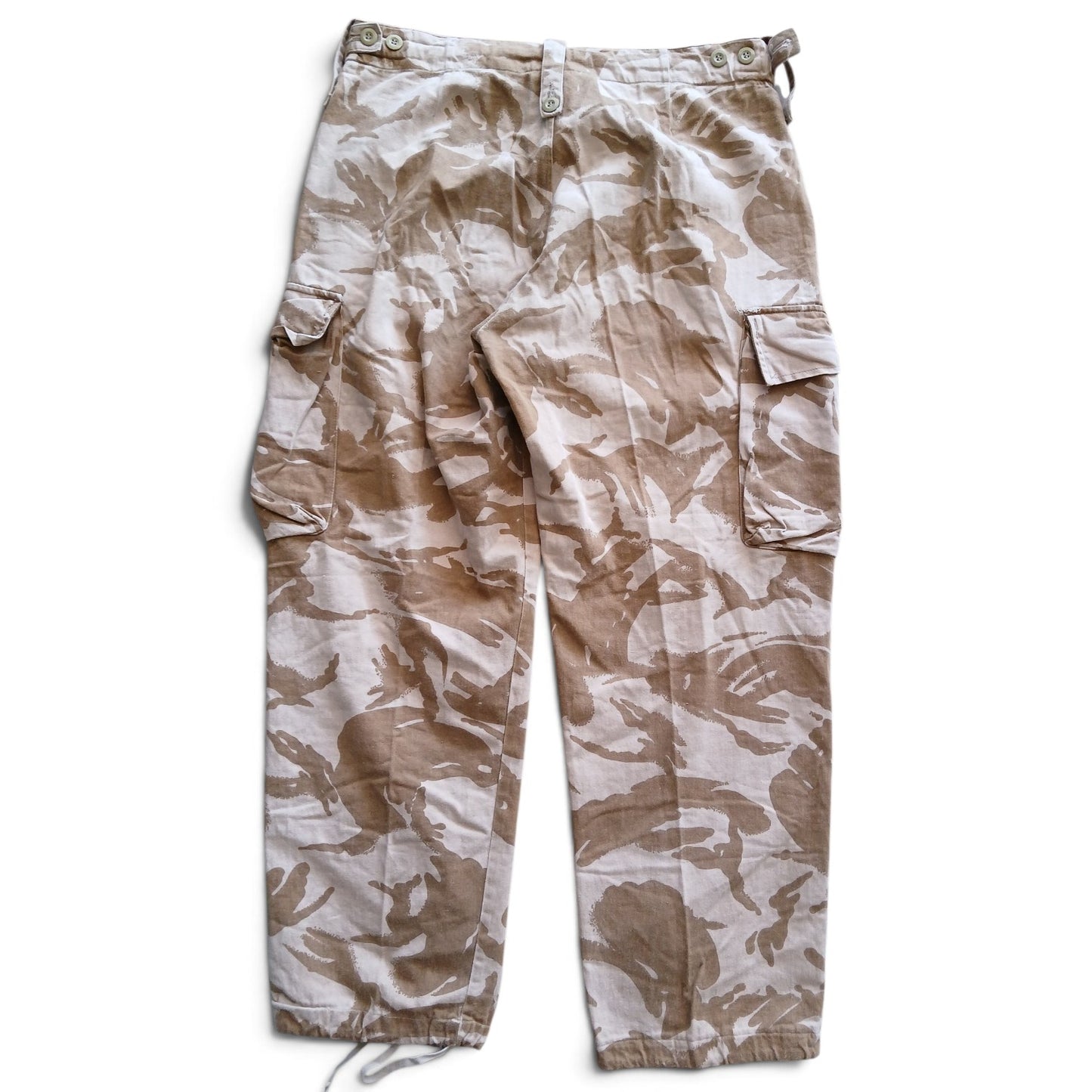Vintage British desert camo trousers L