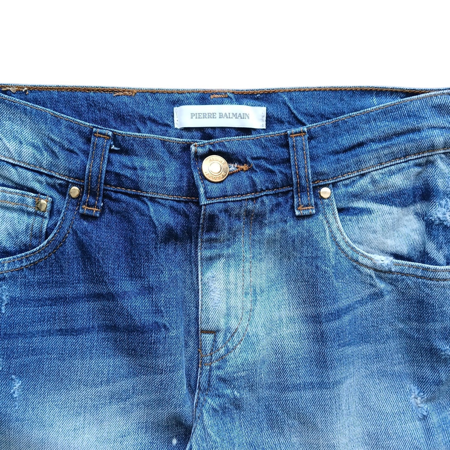 2010s Pierre Balmain distressed jeans 28