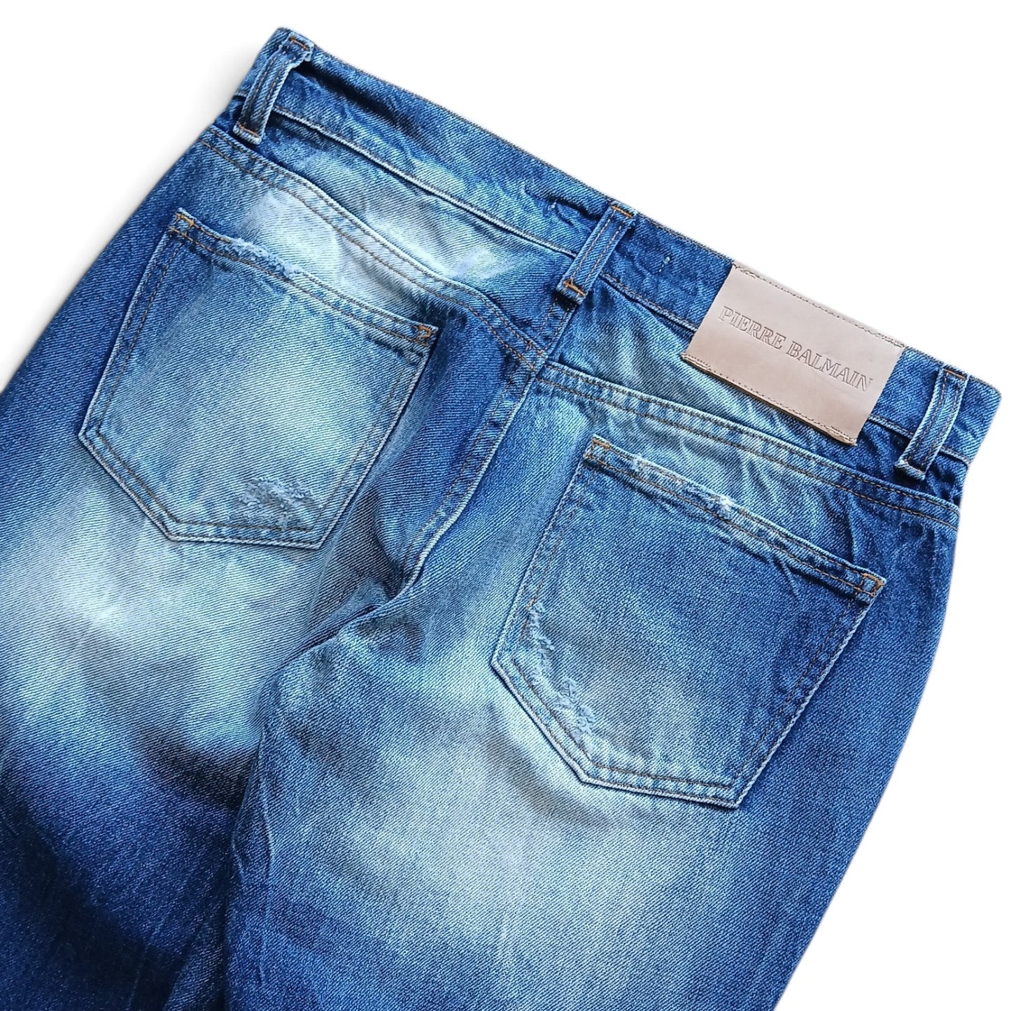 2010s Pierre Balmain distressed jeans 28