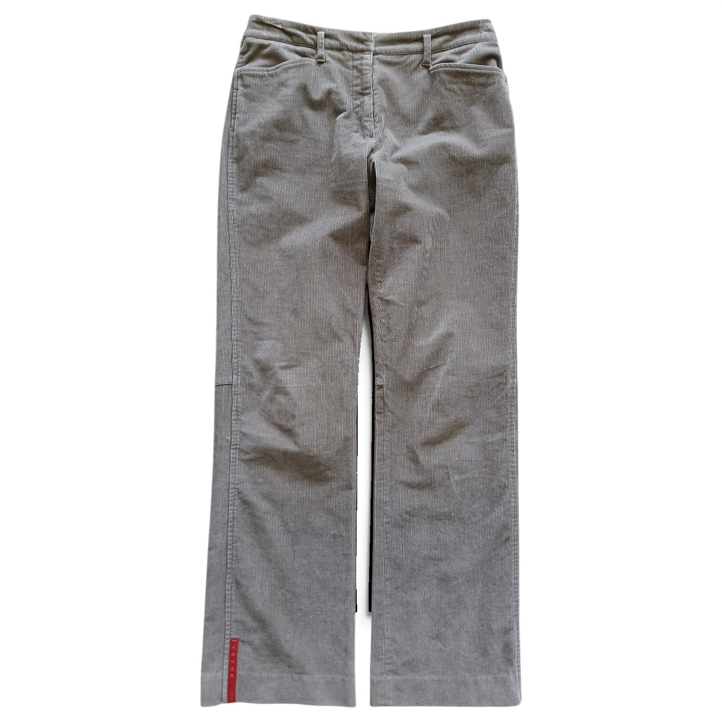 2000s Prada Linea Rossa corduroy pants S