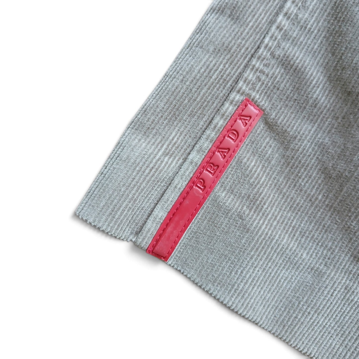 2000s Prada Linea Rossa corduroy pants S