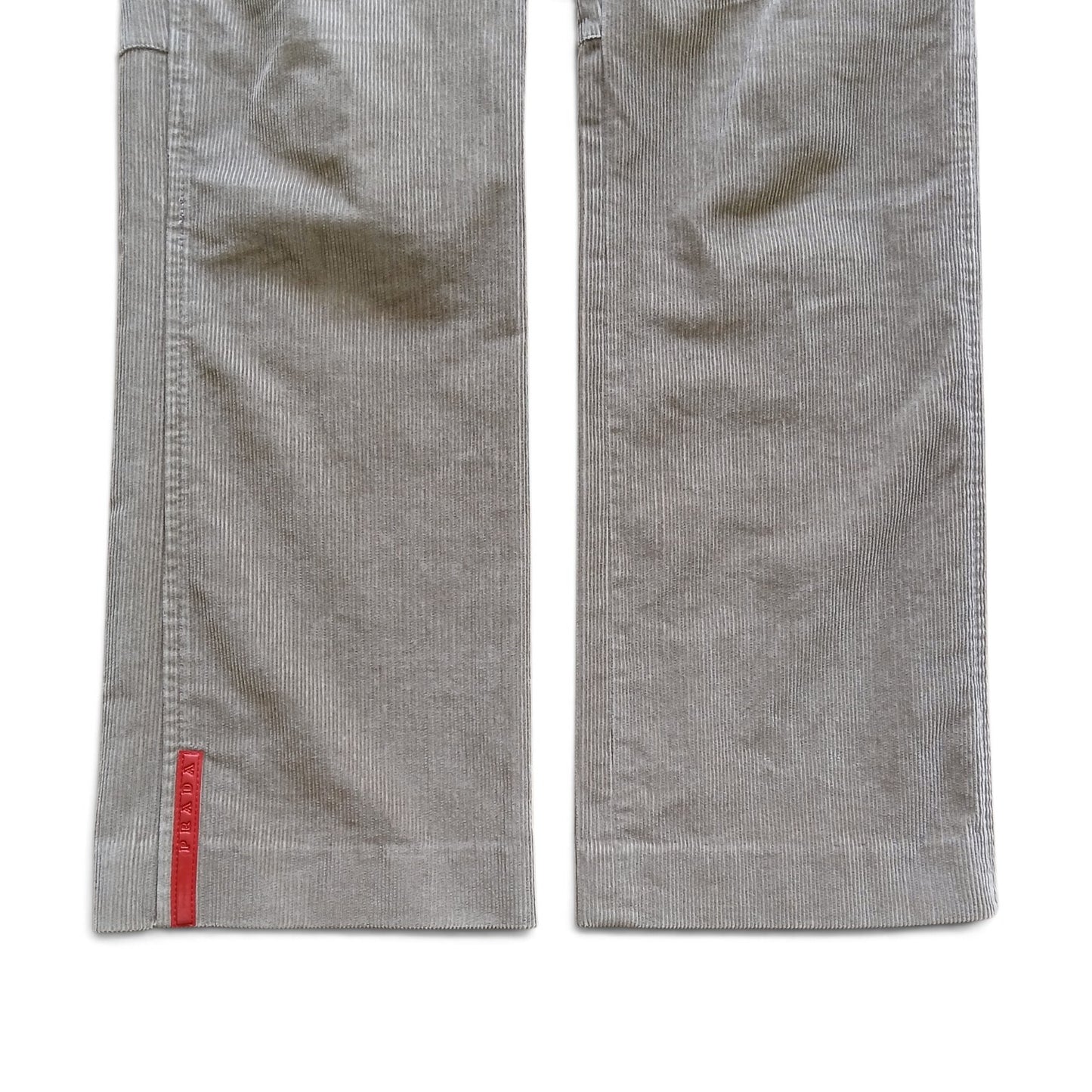 2000s Prada Linea Rossa corduroy pants S