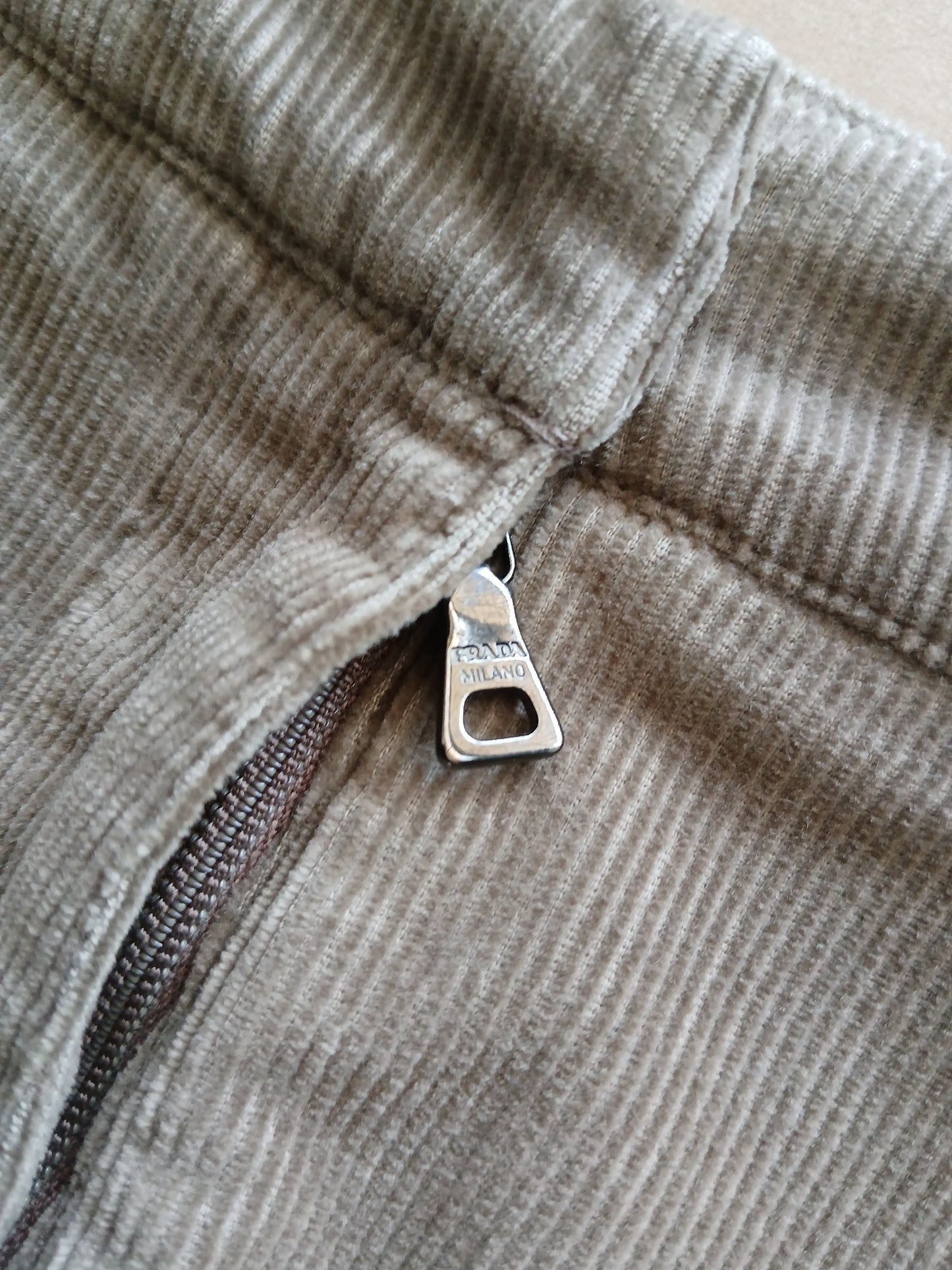 2000s Prada Linea Rossa corduroy pants S