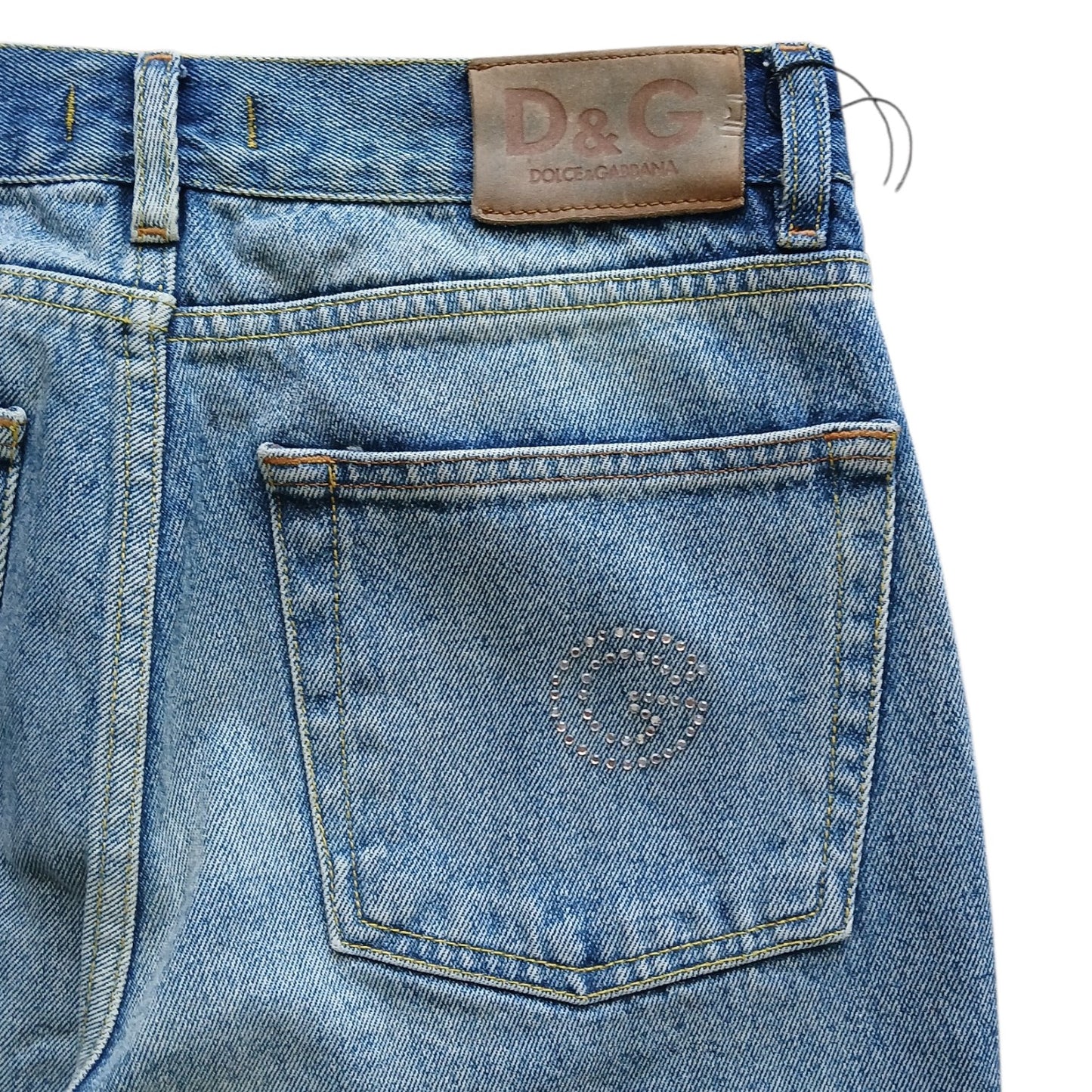 2000s Dolce & Gabbana capri jeans S