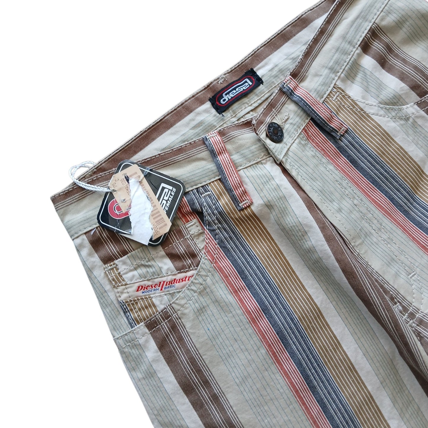 1990s Diesel women’s striped pants 26