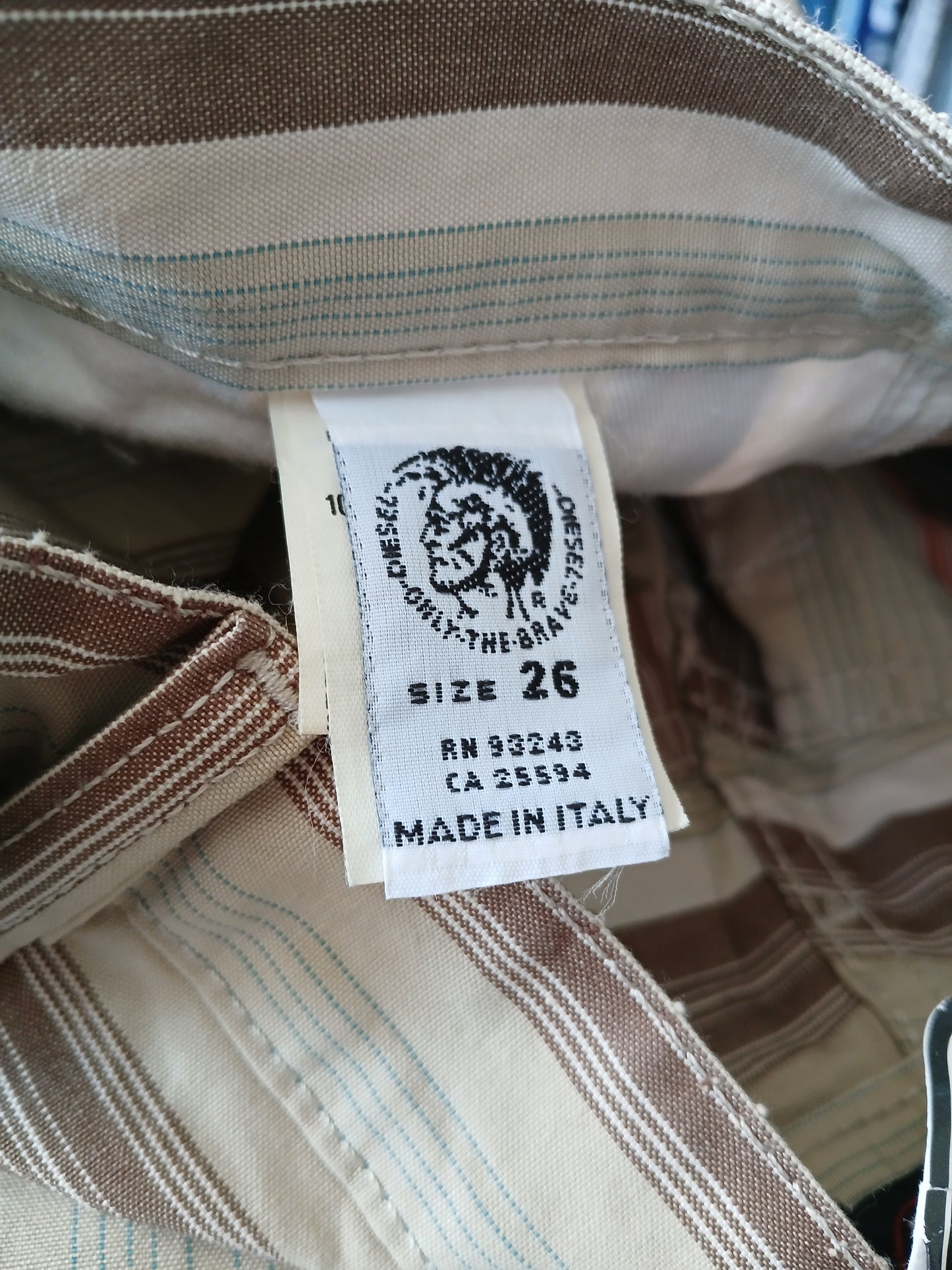 1990s Diesel women’s striped pants 26