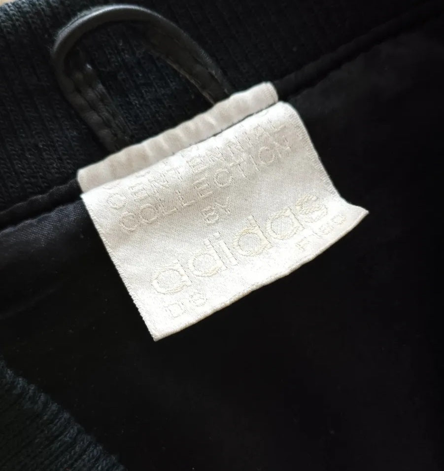 Vintage Adidas leather bomber L