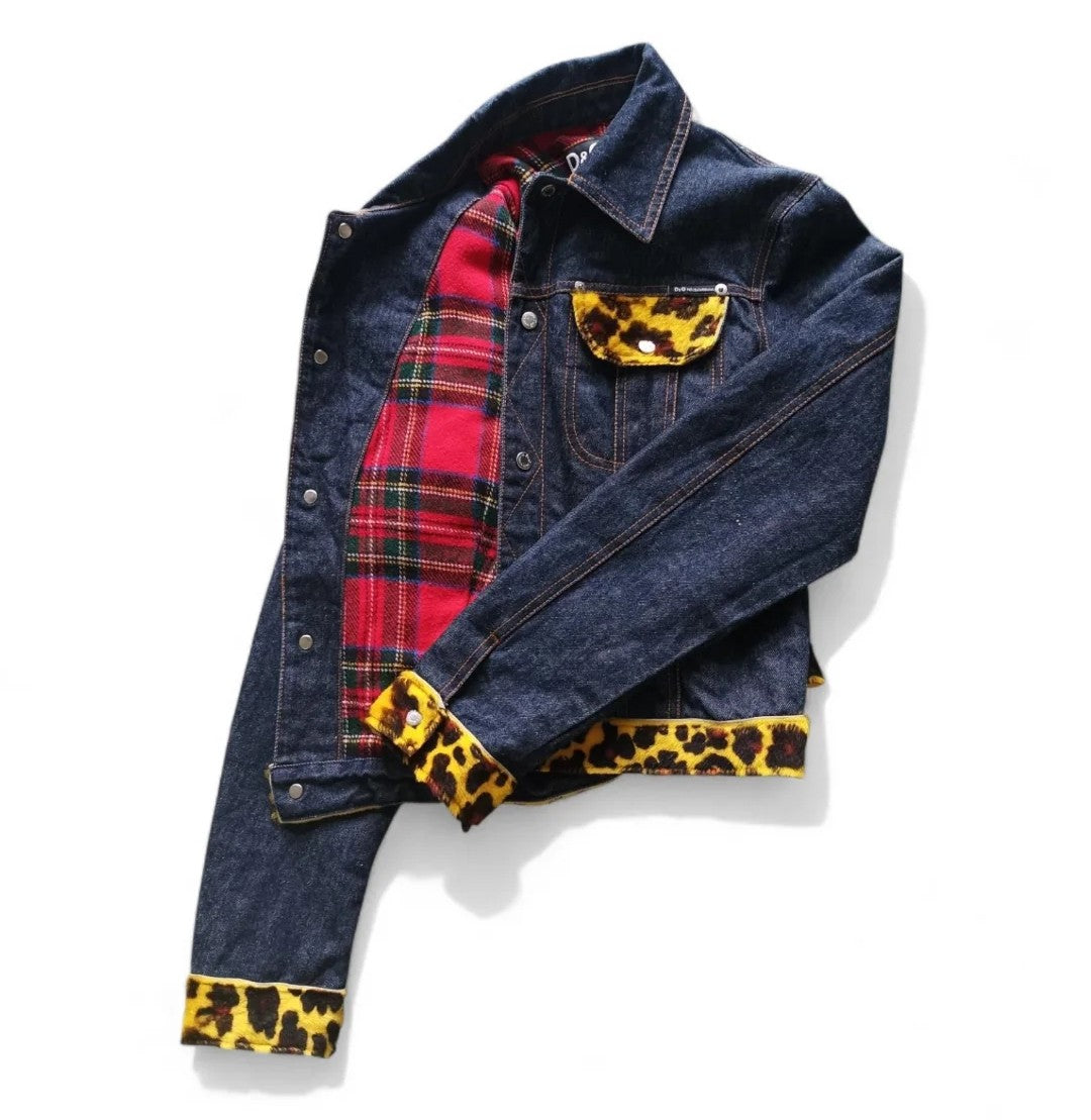 2000s Dolce & Gabbana denim jacket M