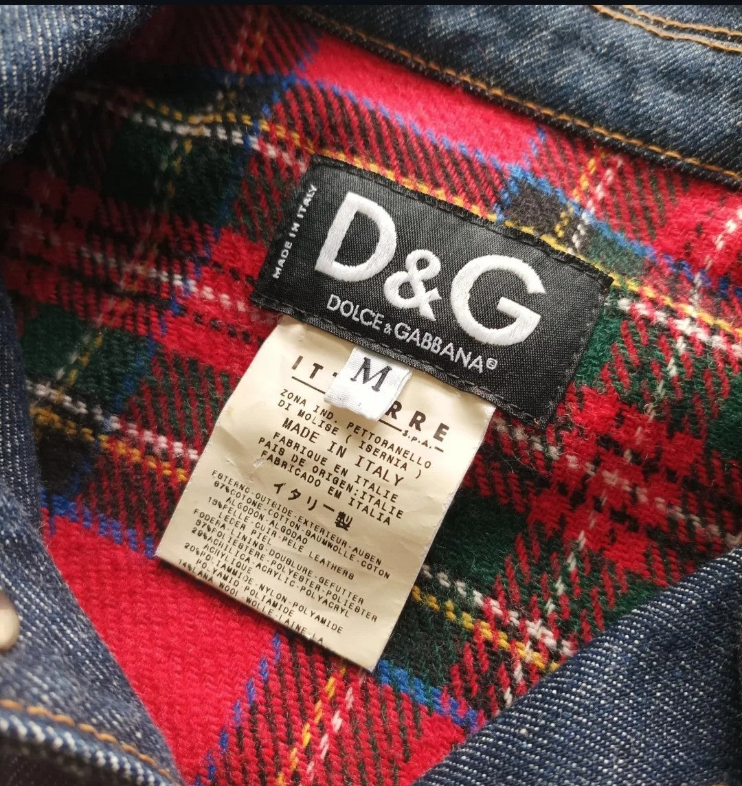 2000s Dolce & Gabbana denim jacket M